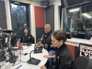 The Disability Access Team with Petero in the DC radio studio