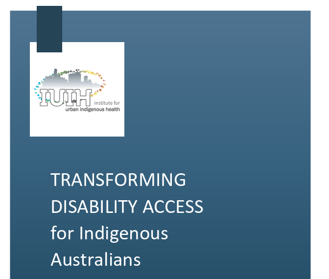 IUIH Submission Disability Royal Commission