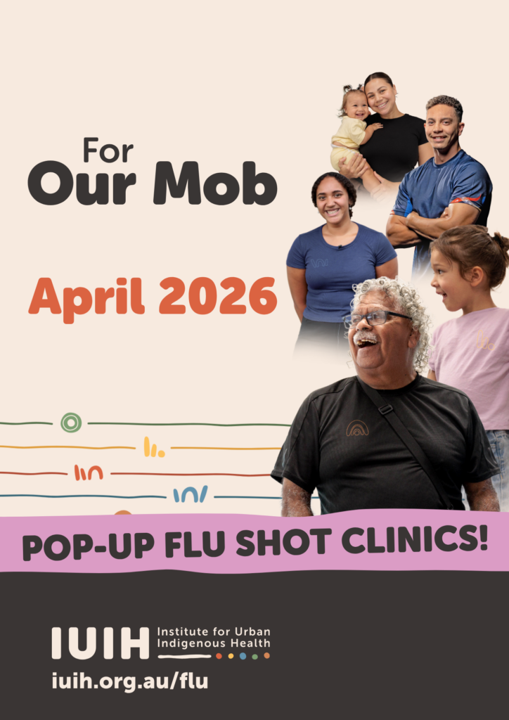 For Our Mob - Pop-Up Flu Shot Clinics