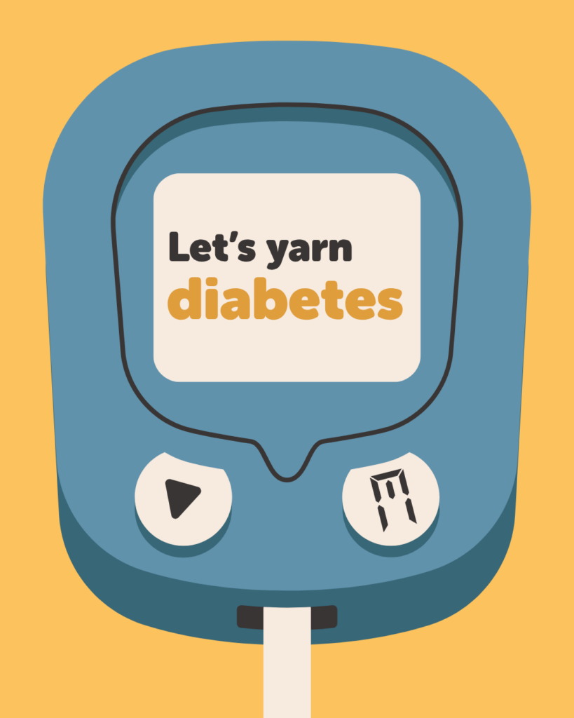 Let's yarn diabetes