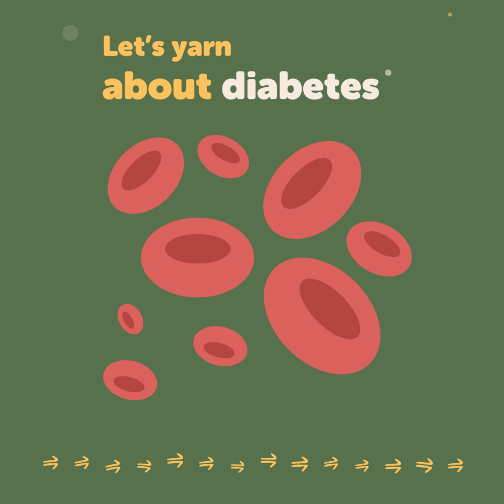 Let's yarn about diabetes - healthy red cells